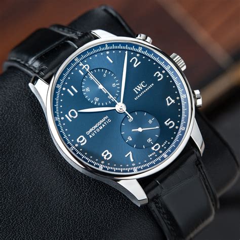 iwc portuguese on wrist|iwc portugieser series.